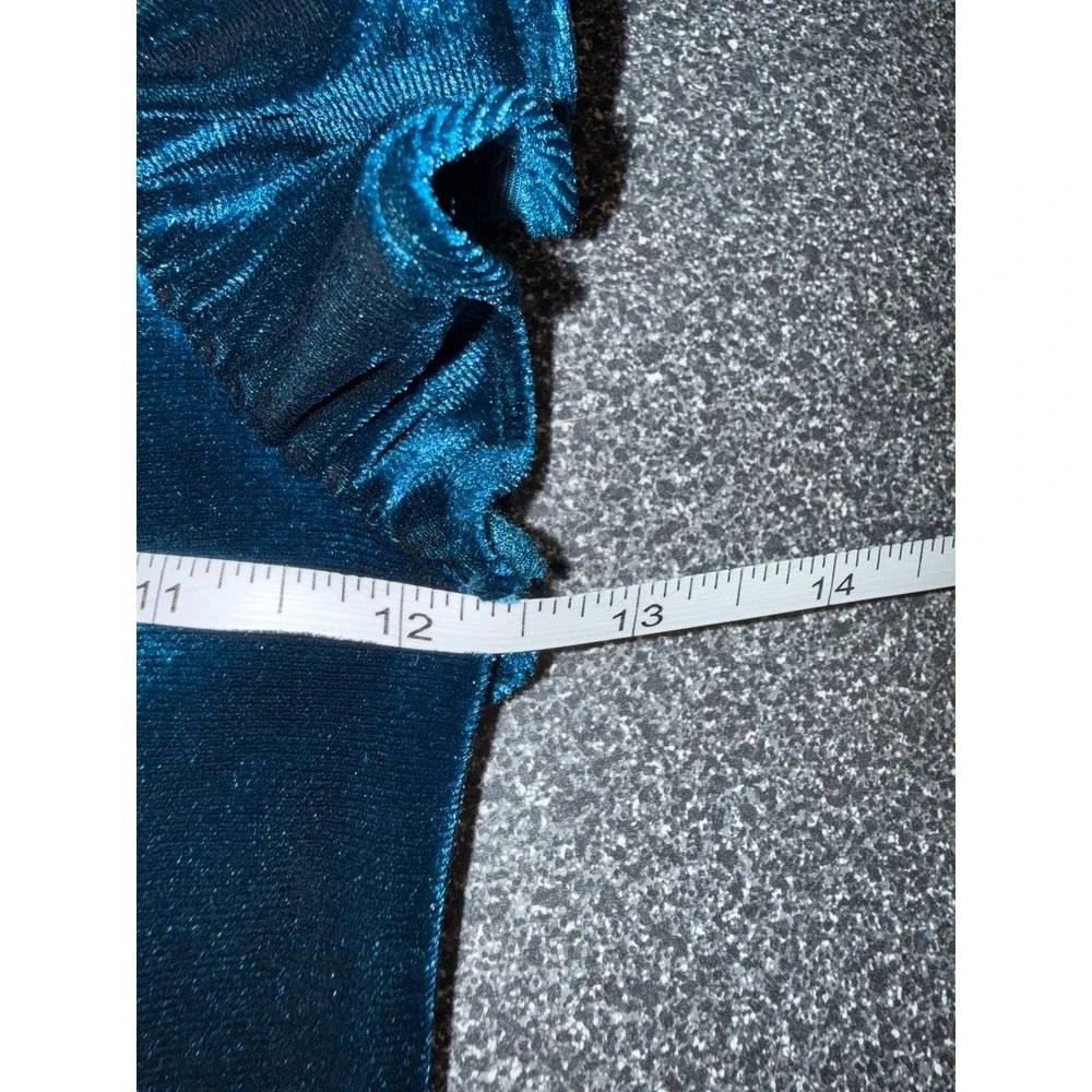 NWT! Evies Studio Dance Leotard‎ Size Child Large Velvet Teal
